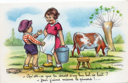 Carte postale fantaisie - carte,