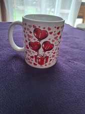 Tasse/mug love coeur blanc et