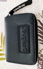 Portefeuille Noir Mixte Neuf à Fermeture Éclair de Marque DESIGUAL