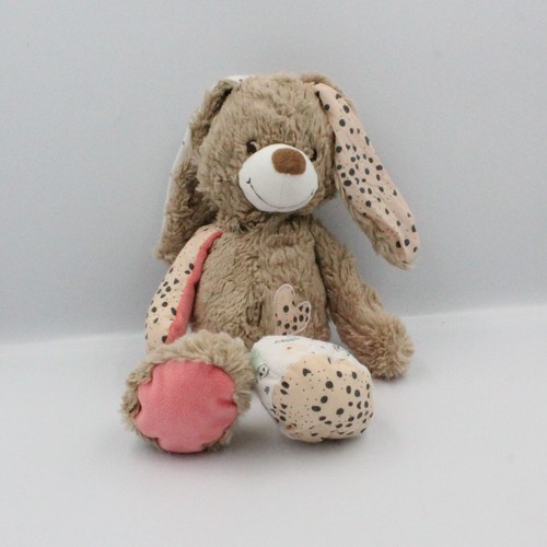 Doudou lapin beige - , rose