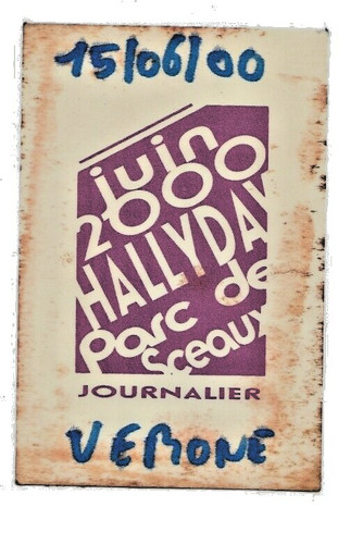 Pass concert johnny - pass, hallyday