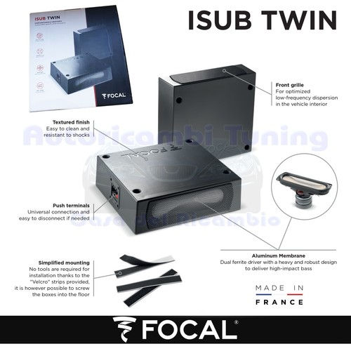 Focal isub twin - focal, paire