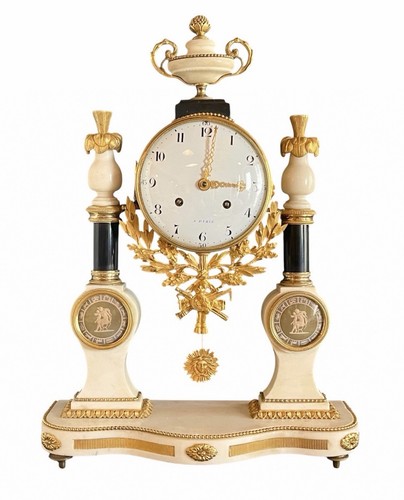 Pendule portique époque - pendule, d’époque