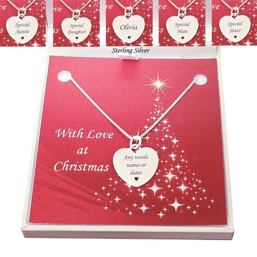 Gravé collier coeur 925 - gravé,