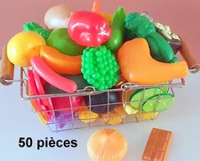 panier métal  + 50 pièces