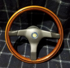 Somptueux volant bois cuir - somptueux,