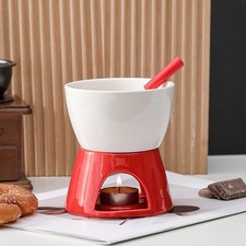 Pot à fondue au chocolat en céramique, ustensile de cuisine pour fondre le