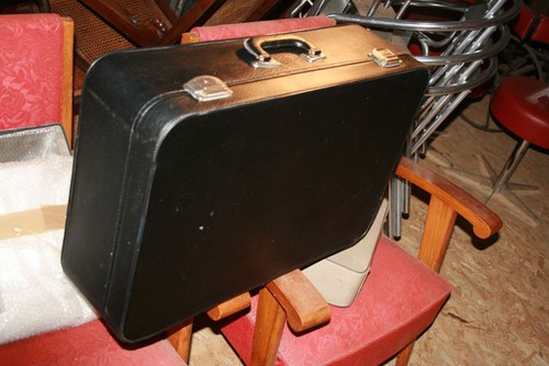 Valise déco noire 1970 - ,