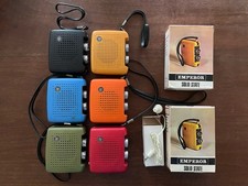 EMPEROR : 6 radios portables Vintage 60s Transistor