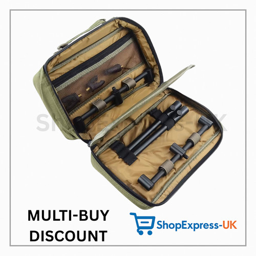 Carp fishing rod pod with - carp,