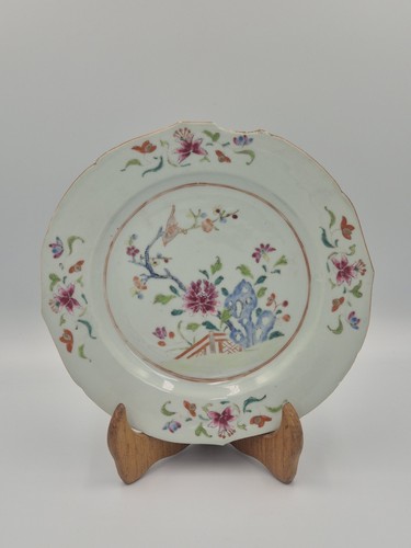 Assiette famille rose - famille, en