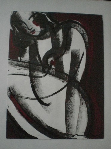 Peinture acrylique sur papier
