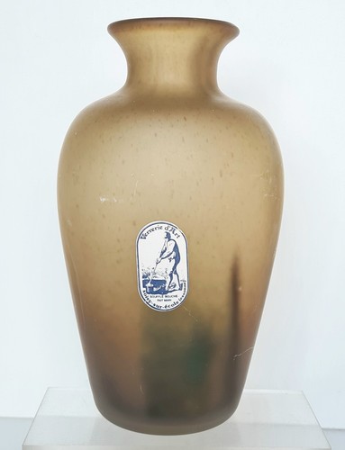 Vase verre teinté verrerie - teinté,