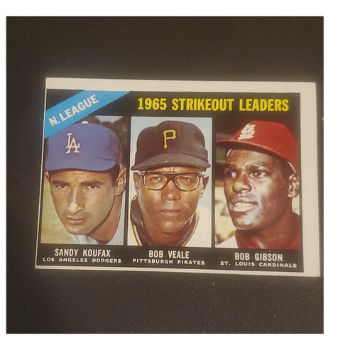 Topps 1966 strikeout leaders - topps,