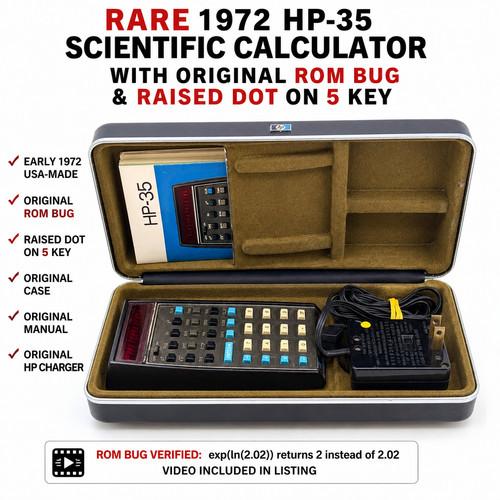 Vintage 1972 scientific - hp-35,