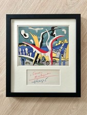 Fernand LÉGER, grande signature autographe au pastel - 1953