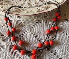 Collier 3 rangs perles