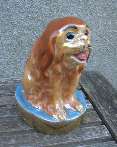 Veilleuse porcelaine chien - veilleuse,