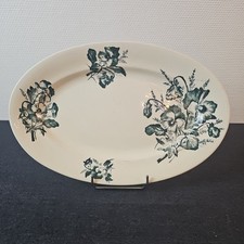 Plat Ovale Décor Pensées De