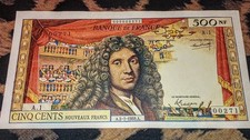 Billet 500 Francs Molière