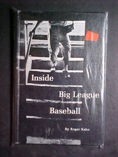 "INSIDE BIG LEAGUE BASEBALL"1962 FIRST PRINTING HC BOOK by ROGER KAHN