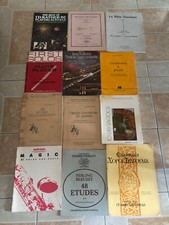 Lot Partitions Flute Basse