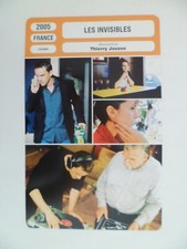 CARTE FICHE CINEMA 2005 LES INVISIBLES Laurent Lucas Lio M.Lonsdale Eva Ionesco 