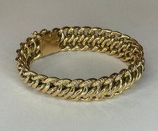 Belle Gourmette en Or jaune 18 cts / Maille américaine / Réf MP2485