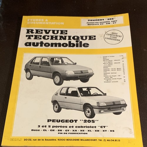 Revue technique automobile rta - revue,