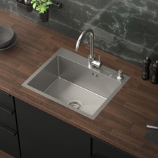 Évier 550x450 mm avec