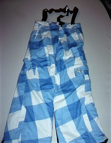Pantalon ski bleu blanc a - pantalon, de