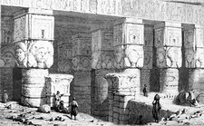 EGYPTE: Vue du TEMPLE de