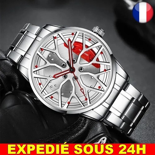 Montre jante quartz roue - jante,