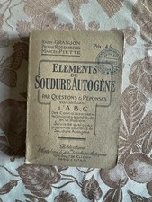 Eléments de soudure autogène