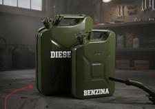 Bidon À Carburant Militaire En Métal Homologué 10 20 Litres