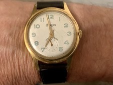 BLAZON RARE MONTRE PLAQUÉ OR MÉCANIQUE ANCIENNE FE 233 VINTAGE FRENCH WATCH