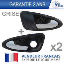 LOT DE 2 POIGNEE AVANT GAUCHE + DROITE SEAT IBIZA 6J 08-17 3 & 5 PORTES - GRISE