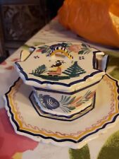 Bonbonniere Bretonne En Faience  QUIMPER