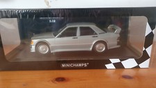 Mercedes Benz 190E 2.5-16 EVO 1 Silver Minichamps Voiture Miniature 1/18  NEUF