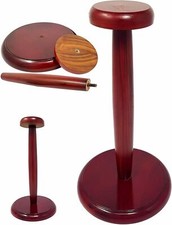 Support de casque en bois pour