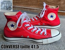 Baskets CONVERSE Chuck Taylor All Stars taille EU41  UK8 rouge