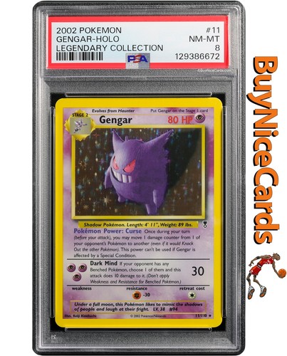 2002 carte pokémon - carte, gengar