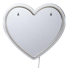 Miroir LED Effet Néon "Cœur"