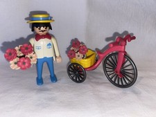 Playmobil Fleuriste Tricycle 5400 Complet Superbe 1900 Victorian Belle Époque