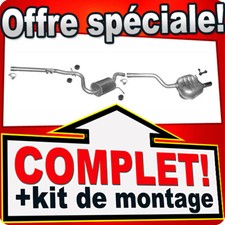 Ligne pot d'échappement pour