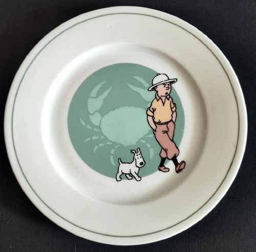 Assiette tintin crabe aux - crabe,