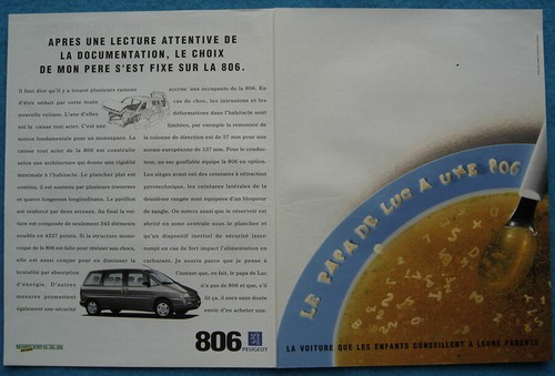 Publicité papier voiture - publicité,