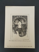 GRAVURE GRAND FORMAT LA POSTE TIMBRE ARQUER LE DISCOBOLE SARAH BERNHARDT