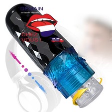 24h/48h Masturbateur automatique va et vient rotation audio voix réelle sextoys