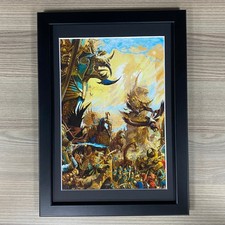 Tomb Kings Encadré Art Khemri Necrosphinx Warhammer Âge De Sigmar Old Monde Aos